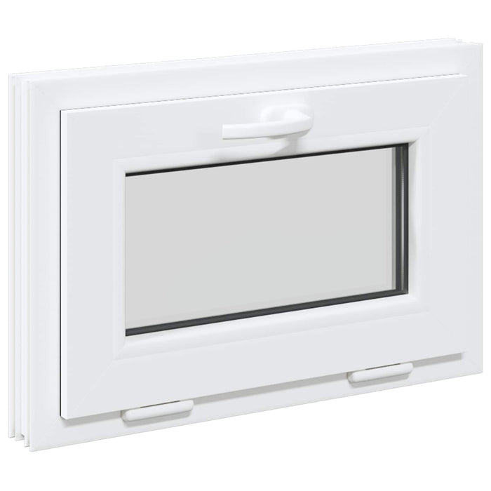 Fereastră pentru subsol RISOR 60 x 40 cm PVC și Sticlă Alb - WALTI WALTI