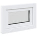 Fereastră pentru subsol RISOR 60 x 40 cm PVC și Sticlă Alb - WALTI WALTI
