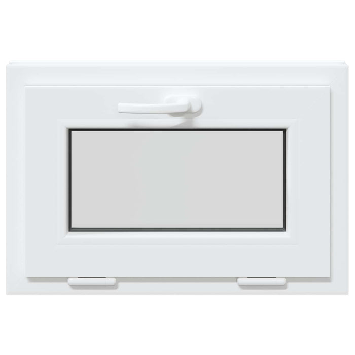 Fereastră pentru subsol RISOR 60 x 40 cm PVC și Sticlă Alb - WALTI WALTI