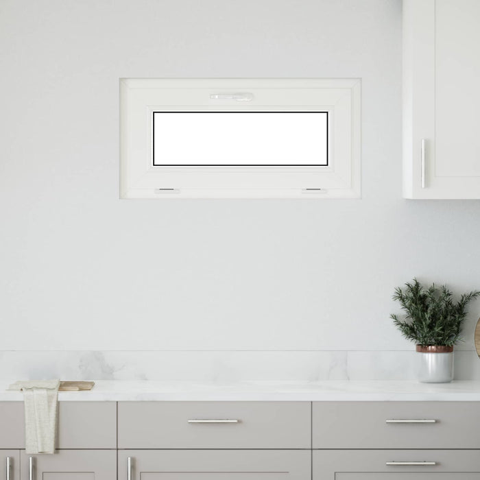 Fereastră pentru subsol RISOR 80 x 40 cm PVC și Sticlă WALTI