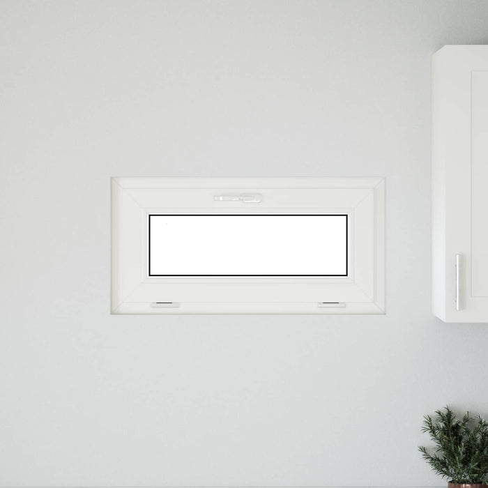 Fereastră pentru subsol RISOR 80 x 40 cm PVC și Sticlă WALTI