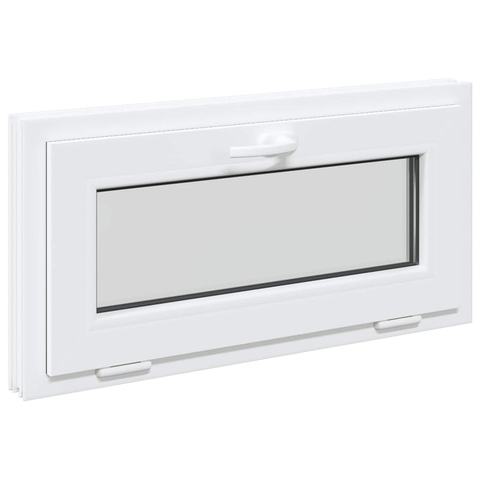 Fereastră pentru subsol RISOR 80 x 40 cm PVC și Sticlă WALTI
