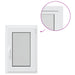 Fereastră pentru subsol Manual RISOR Alb 50 x 75 cm PVC și Sticlă - WALTI WALTI