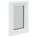 Fereastră pentru subsol Manual RISOR Alb 50 x 75 cm PVC și Sticlă - WALTI WALTI
