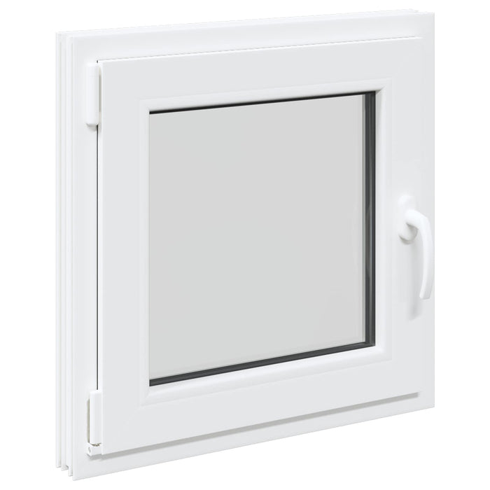 Fereastră pentru subsol Manual RISOR Alb 60 x 60 cm PVC și Sticlă - WALTI WALTI