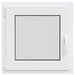 Fereastră pentru subsol Manual RISOR Alb 60 x 60 cm PVC și Sticlă - WALTI WALTI