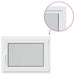 Fereastră pentru subsol Manual RISOR Alb 80 x 60 cm PVC și Sticlă - WALTI WALTI
