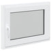 Fereastră pentru subsol Manual RISOR Alb 80 x 60 cm PVC și Sticlă - WALTI WALTI