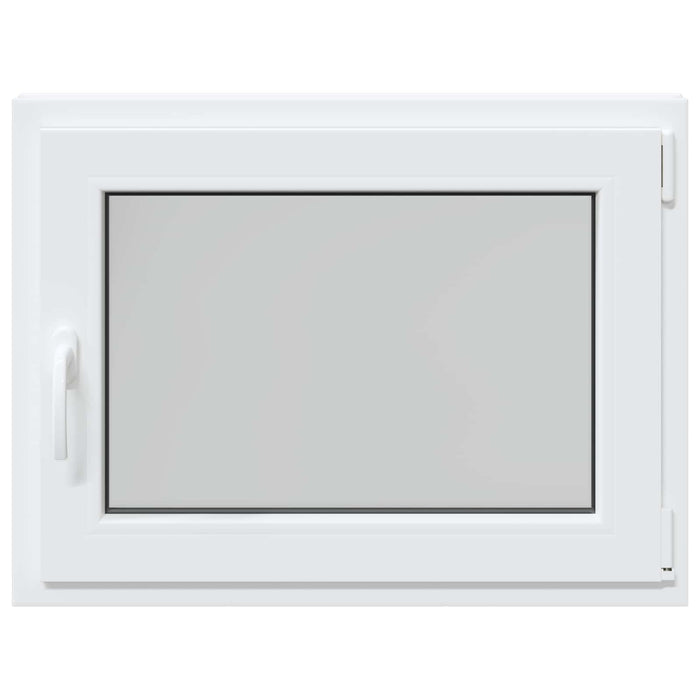 Fereastră pentru subsol Manual RISOR Alb 80 x 60 cm PVC și Sticlă - WALTI WALTI