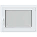 Fereastră pentru subsol Manual RISOR Alb 80 x 60 cm PVC și Sticlă - WALTI WALTI