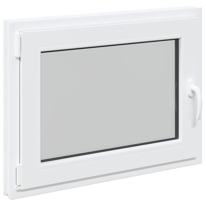 Fereastră pentru subsol Manual RISOR Alb 80 x 60 cm PVC și Sticlă - WALTI WALTI