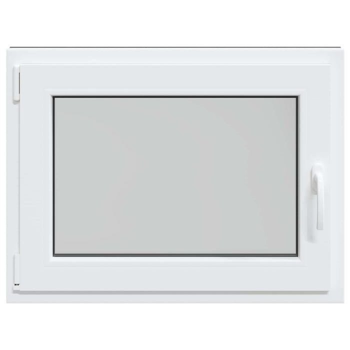 Fereastră pentru subsol Manual RISOR Alb 80 x 60 cm PVC și Sticlă - WALTI WALTI