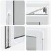 Fereastră pentru subsol Manual RISOR Alb 80 x 70 cm PVC și Sticlă - WALTI WALTI