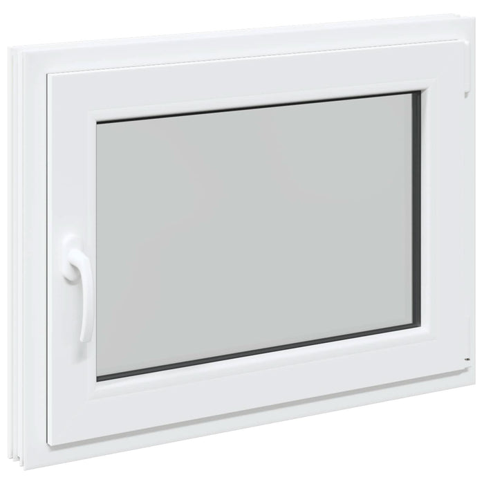 Fereastră pentru subsol Manual RISOR Alb 80 x 70 cm PVC și Sticlă - WALTI WALTI