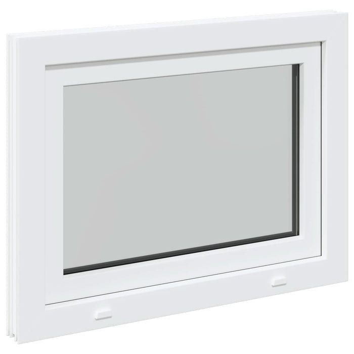 Fereastră pentru subsol Manual RISOR Alb 80 x 70 cm PVC și Sticlă - WALTI WALTI