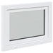 Fereastră pentru subsol Manual RISOR Alb 80 x 70 cm PVC și Sticlă - WALTI WALTI