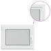 Fereastră pentru subsol Manual RISOR Alb 80 x 70 cm PVC și Sticlă - WALTI WALTI