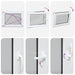 Fereastră pentru subsol Manual RISOR Alb 80 x 70 cm PVC și Sticlă - WALTI WALTI