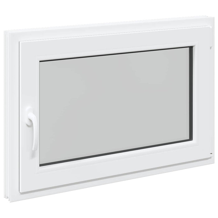Fereastră pentru subsol Manual RISOR Alb 90 x 50 cm PVC și Sticlă - WALTI WALTI