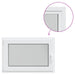 Fereastră pentru subsol Manual RISOR Alb 90 x 50 cm PVC și Sticlă - WALTI WALTI