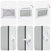 Fereastră pentru subsol Manual RISOR Alb 90 x 50 cm PVC și Sticlă - WALTI WALTI