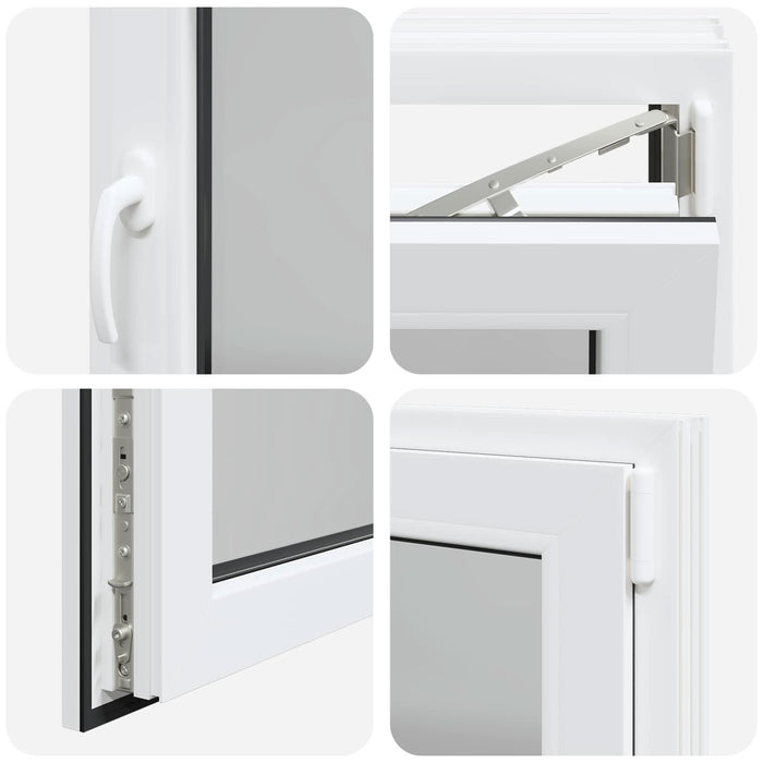 Fereastră pentru subsol Manual RISOR Alb 90 x 60 cm PVC și Sticlă - WALTI WALTI