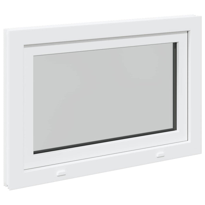 Fereastră pentru subsol Manual RISOR Alb 100 x 50 cm PVC și Sticlă - WALTI WALTI