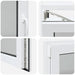 Fereastră pentru subsol Manual RISOR Alb 100 x 60 cm PVC și Sticlă - WALTI WALTI
