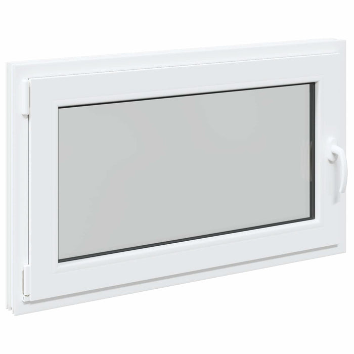 Fereastră pentru subsol Manual RISOR Alb 100 x 60 cm PVC și Sticlă - WALTI WALTI