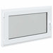 Fereastră pentru subsol Manual RISOR Alb 100 x 60 cm PVC și Sticlă - WALTI WALTI