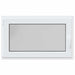 Fereastră pentru subsol Manual RISOR Alb 100 x 60 cm PVC și Sticlă - WALTI WALTI