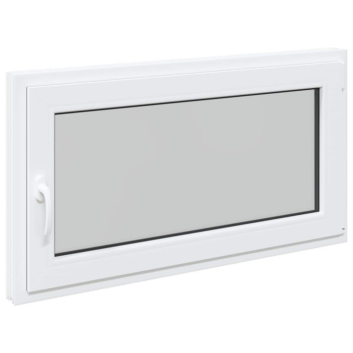Fereastră pentru subsol Manual RISOR Alb 110 x 50 cm PVC și Sticlă - WALTI WALTI