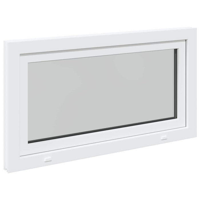Fereastră pentru subsol Manual RISOR Alb 110 x 60 cm PVC și Sticlă - WALTI WALTI