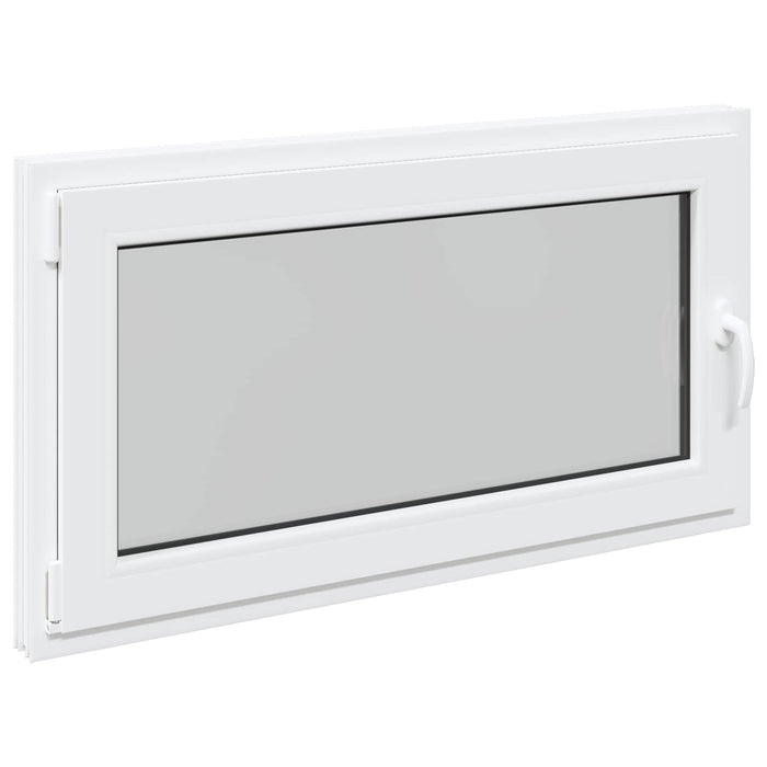 Fereastră pentru subsol Manual RISOR Alb 110 x 60 cm PVC și Sticlă - WALTI WALTI