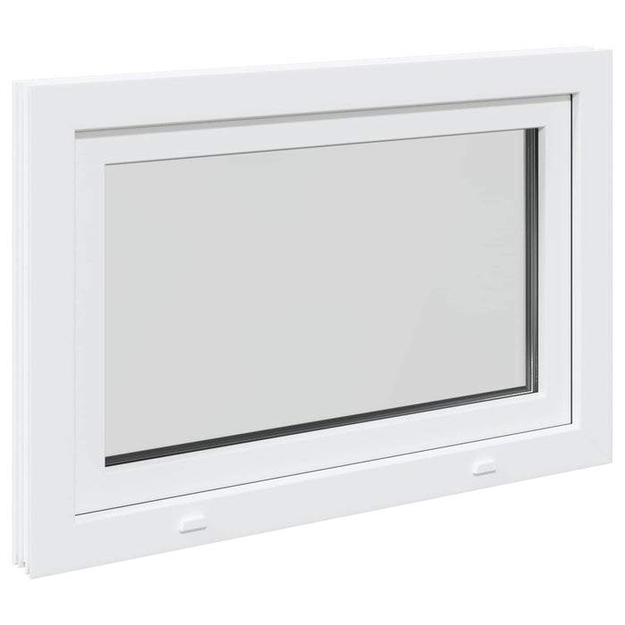 Fereastră pentru subsol Manual RISOR Alb 110 x 70 cm PVC și Sticlă - WALTI WALTI