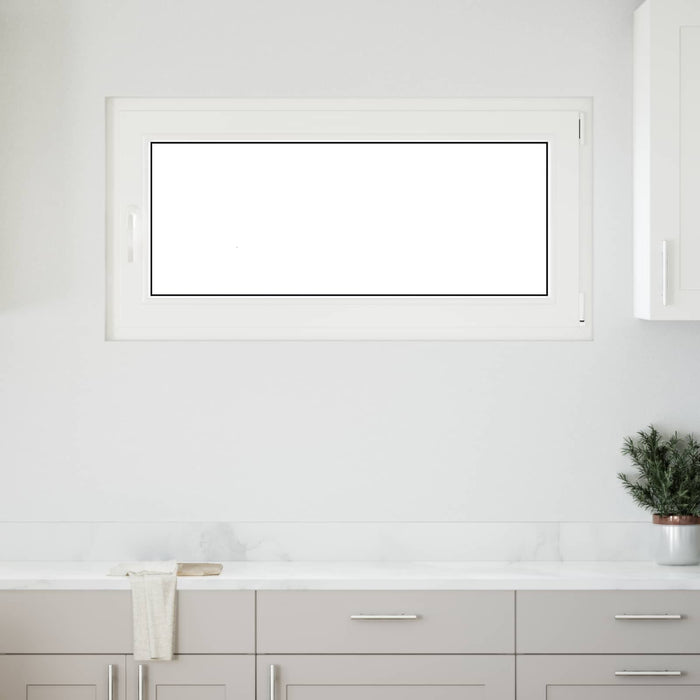 Fereastră pentru subsol Manual RISOR Alb 120 x 60 cm PVC și Sticlă - WALTI WALTI