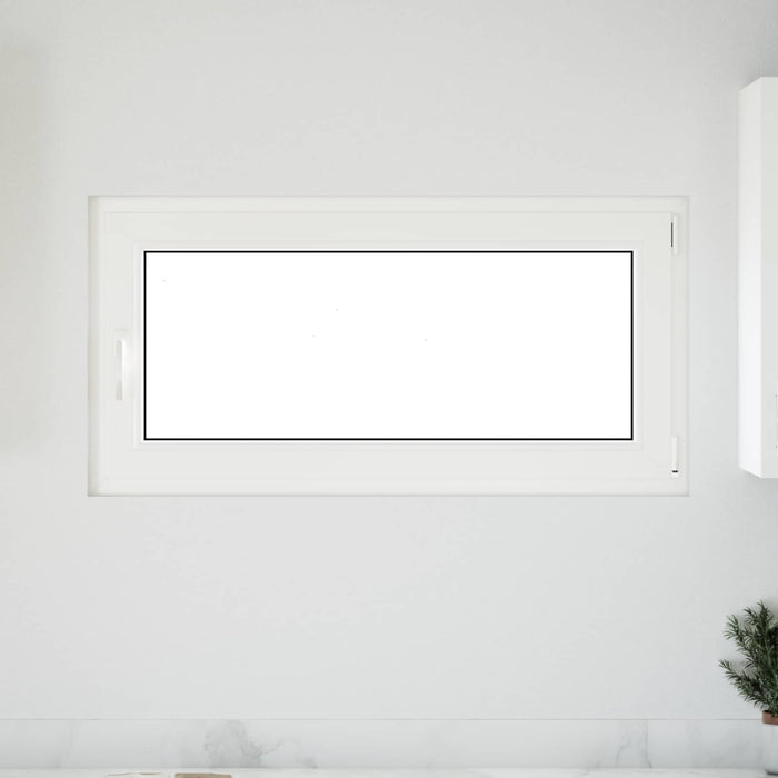 Fereastră pentru subsol Manual RISOR Alb 120 x 60 cm PVC și Sticlă - WALTI WALTI