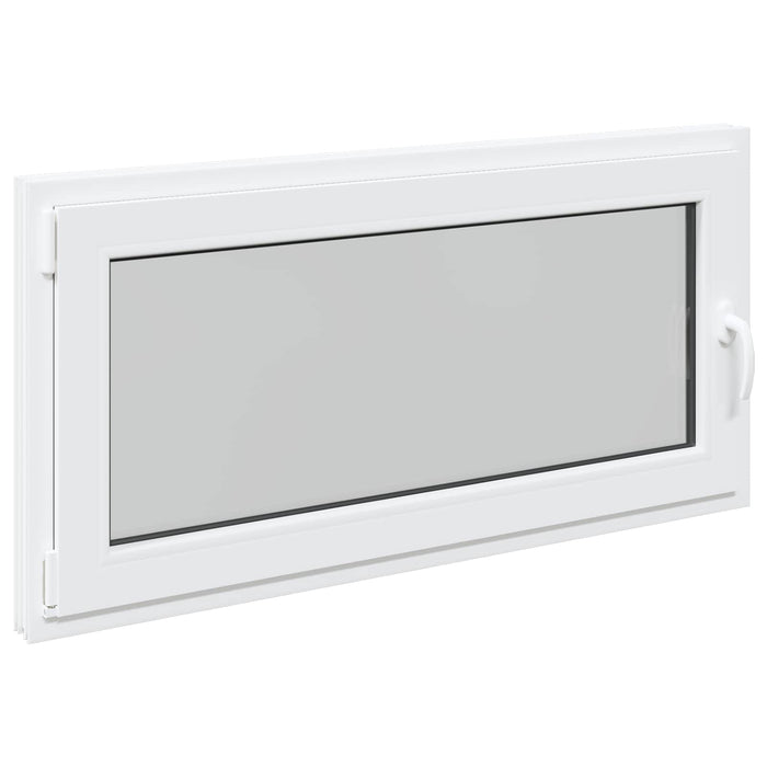 Fereastră pentru subsol Manual RISOR Alb 120 x 60 cm PVC și Sticlă - WALTI WALTI