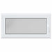 Fereastră pentru subsol Manual RISOR Alb 120 x 60 cm PVC și Sticlă - WALTI WALTI