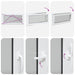Fereastră pentru subsol Manual RISOR Alb 120 x 60 cm PVC și Sticlă - WALTI WALTI