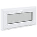 Fereastră pentru subsol RISOR 80 x 40 cm PVC și Sticlă Alb - WALTI WALTI