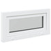 Fereastră pentru subsol RISOR 80 x 40 cm PVC și Sticlă Alb - WALTI WALTI