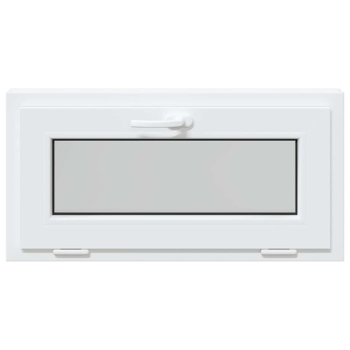 Fereastră pentru subsol RISOR 80 x 40 cm PVC și Sticlă Alb - WALTI WALTI