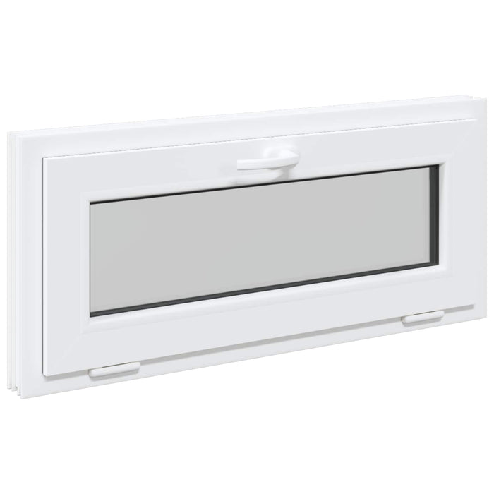 Fereastră pentru subsol RISOR 90 x 40 cm PVC și Sticlă Alb - WALTI WALTI