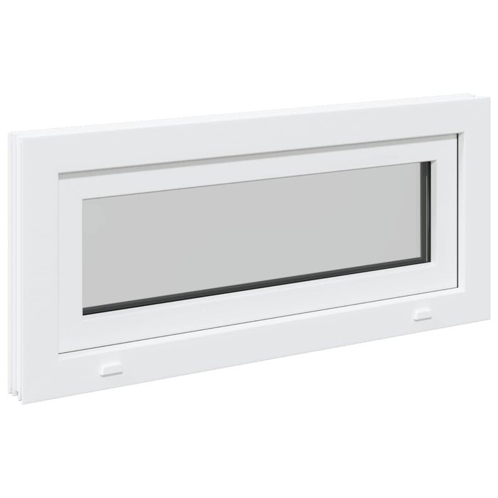 Fereastră pentru subsol RISOR 90 x 40 cm PVC și Sticlă Alb - WALTI WALTI