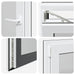 Fereastră pentru subsol RISOR Antracit 50 x 50 cm PVC și Sticlă - WALTI WALTI