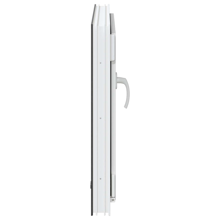 Fereastră pentru subsol RISOR Antracit 50 x 50 cm PVC și Sticlă - WALTI WALTI