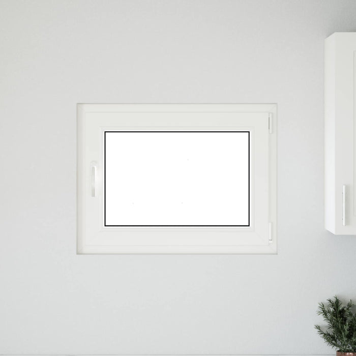 Fereastră pentru subsol RISOR Antracit 80 x 50 cm PVC și Sticlă - WALTI WALTI