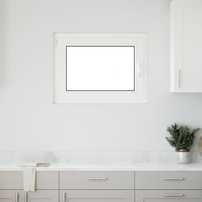 Fereastră pentru subsol RISOR Antracit 80 x 60 cm PVC și Sticlă - WALTI WALTI