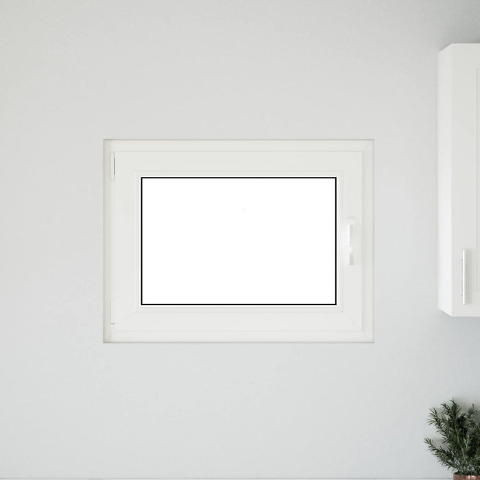 Fereastră pentru subsol RISOR Antracit 80 x 60 cm PVC și Sticlă - WALTI WALTI